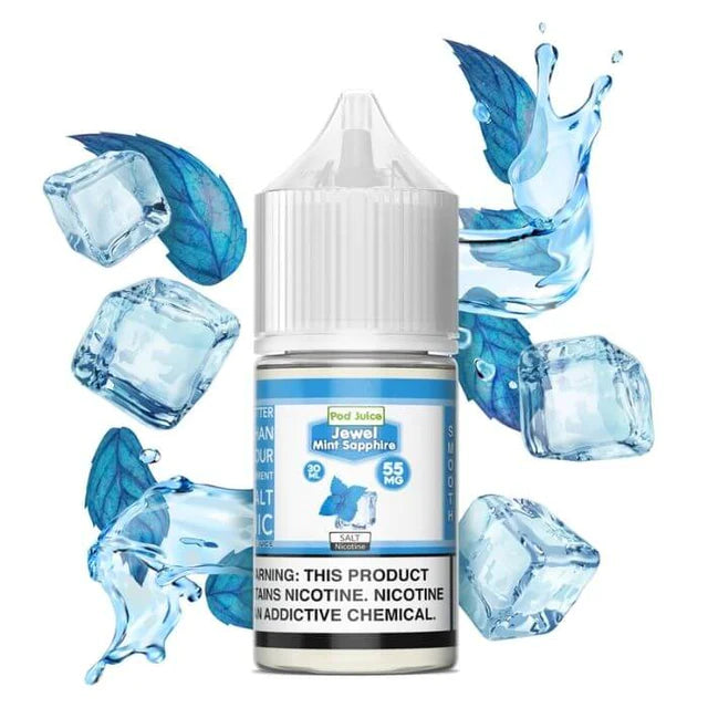 POD Juice Salts E-Juice 30ml-Pod Juice-Jewel Mint Sapphire 35mg-NYC Glass