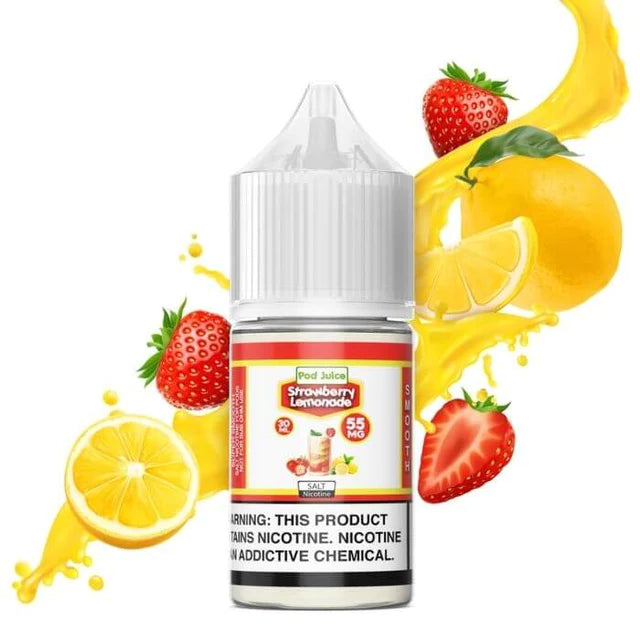 POD Juice Salts E-Juice 30ml-Pod Juice-Strawberry Lemonade 35mg-NYC Glass