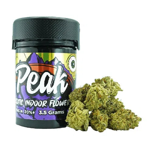 Peak Exotic THCA Flower 3.5g Jar-CannaAid-Banana Acai (Hybrid)-NYC Glass