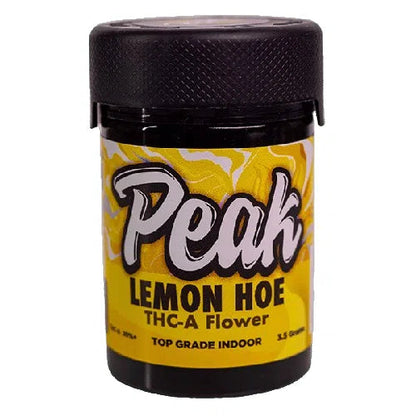 Peak High Potency THCA Flower 3.5g-CannaAid-Lemon Hoe (Hybrid)-NYC Glass