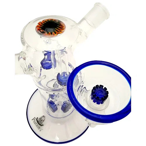 Pharaohs Duplex 8" Hookah-Pharaohs-NYC Glass