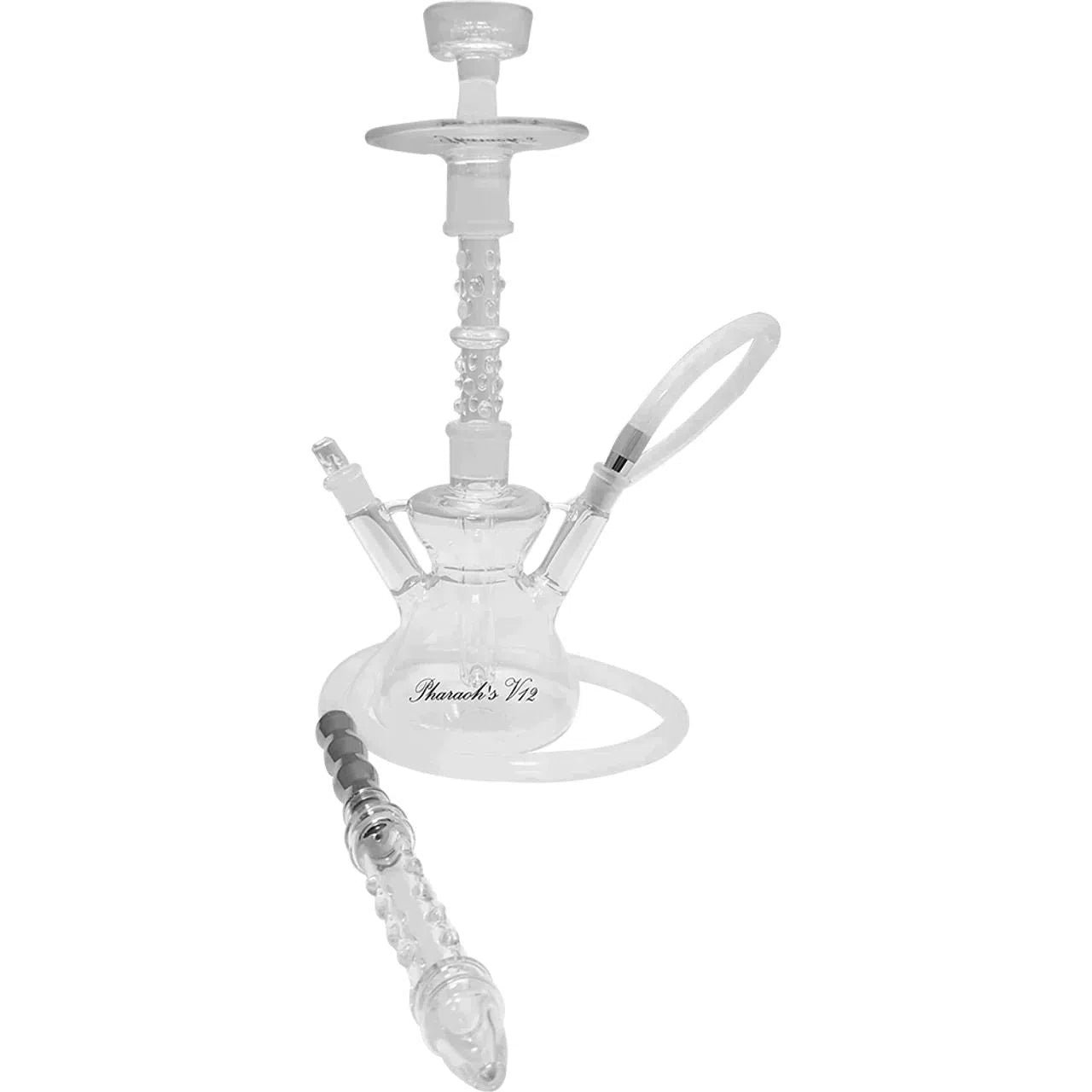 Pharaohs V12 17.5" Hookah-Pharaohs-Clear-NYC Glass