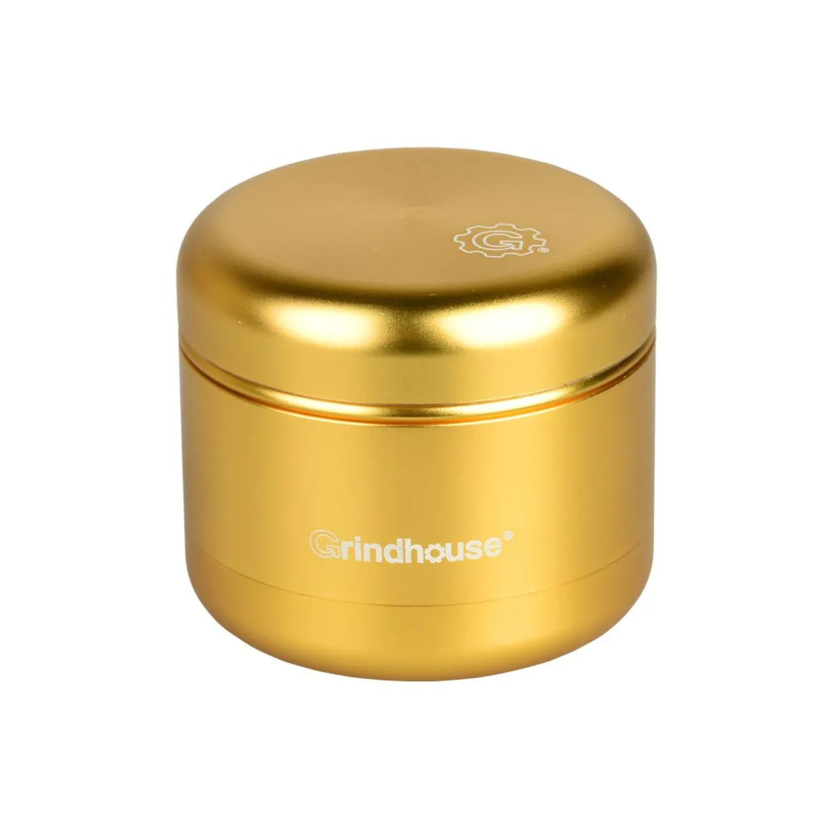 Pulsar Grindhouse Matte Grinder - 4pc - 2.25"-Pulsar-Gold-NYC Glass