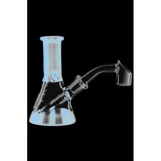 Pulsar Mini Bi-Color Beaker 45D Dab Rig | 3.5" | 10mm F-Pulsar-NYC Glass