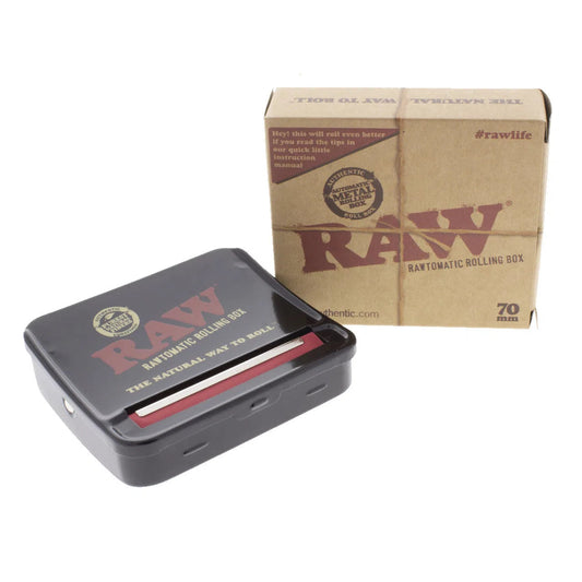 RAW 70mm Adjustable Automatic Cigarette Rolling Box-RAW-NYC Glass
