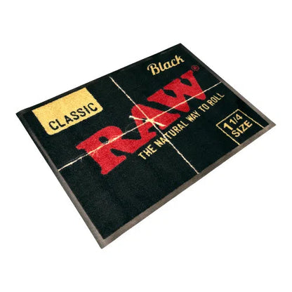 RAW Black Floor Mat-RAW-Large 80cm x 120cm-NYC Glass