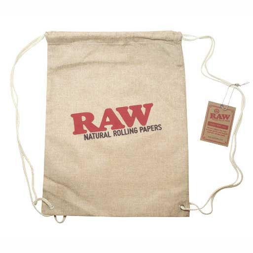 RAW Burlap Drawstring Bag-RAW-Tan-NYC Glass