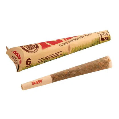 RAW Classic Pre-Rolled Cones 75ct-RAW-Classic 1 1/4 Cones 75ct Box-NYC Glass