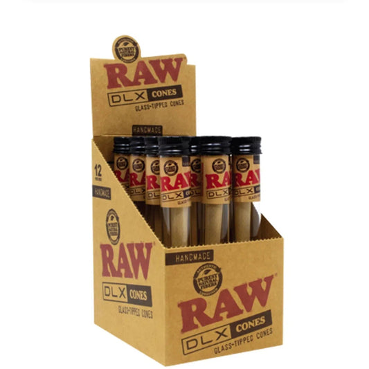 RAW DLX Glass Tip Cones-RAW-Full Box-NYC Glass