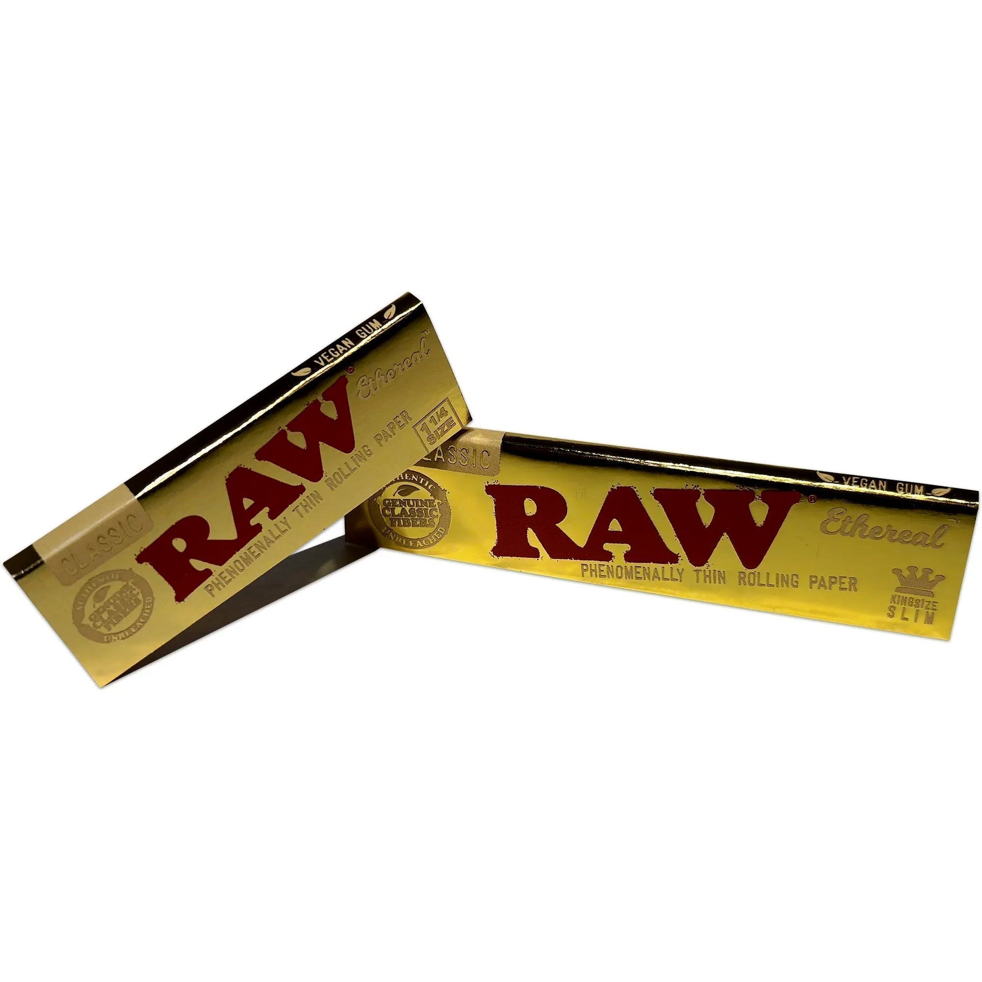 RAW Ethereal Rolling Papers-RAW-1 1/4 Full Box-NYC Glass