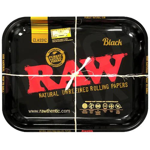 RAW Large Metal Rolling Tray-RAW-Raw Black-NYC Glass