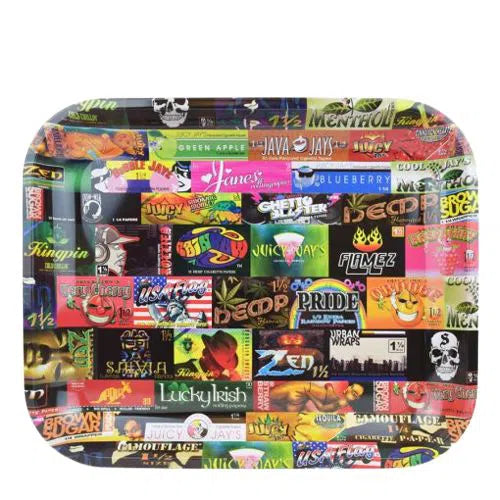 RAW Large Metal Rolling Tray-RAW-Supreme History 101-NYC Glass