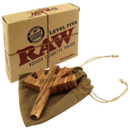 RAW Level 5 Wooden Cigarette Holder-RAW-NYC Glass