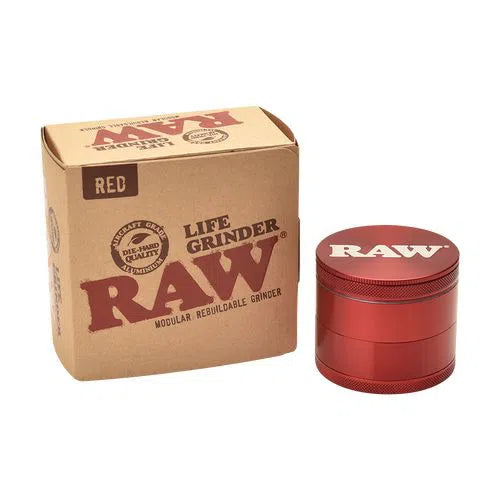 RAW Life Grinder-Grinders-RAW-Red-NYC Glass