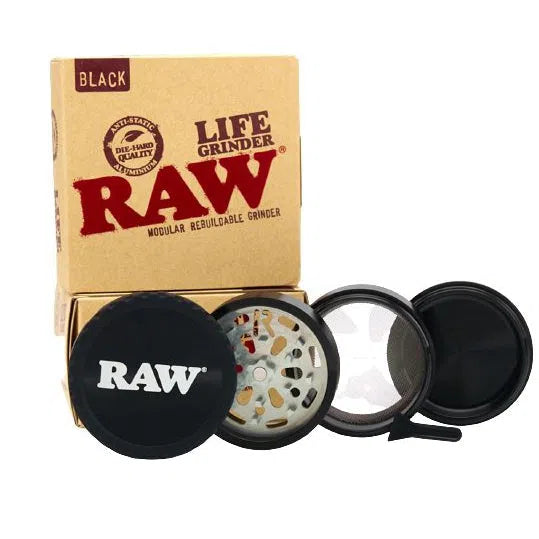 RAW Life Grinder-RAW-Black-NYC Glass