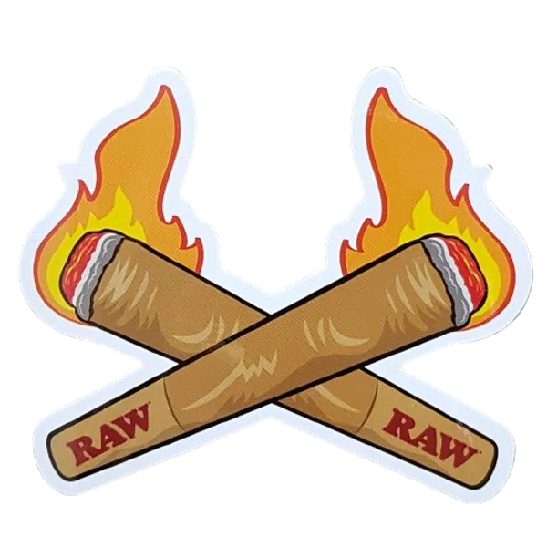 RAW Limited Edition Stickers 7pk-RAW-NYC Glass