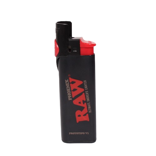 RAW Refillable Phoenix Lighter with Wind Blocker-RAW-NYC Glass