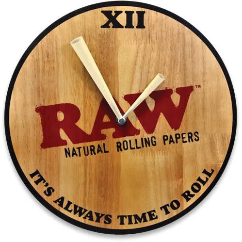 RAW Wooden Wall Clock-RAW-NYC Glass