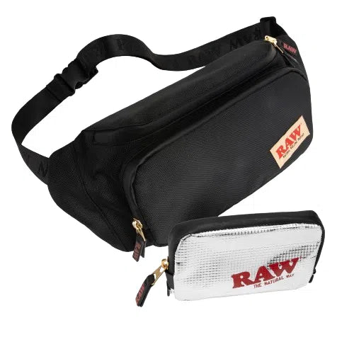 RAW x Rolling Papers Sling Bag with Removable Storage Pouch-RAW-NYC Glass