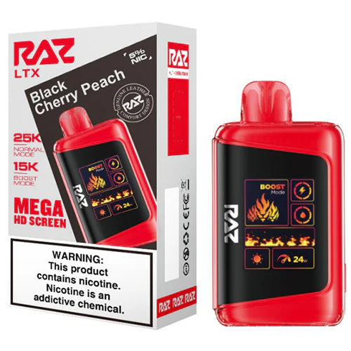 RAZ LTX 25000 Nicotine Disposable-RAZ-Black Cherry Peach-NYC GLASS 718