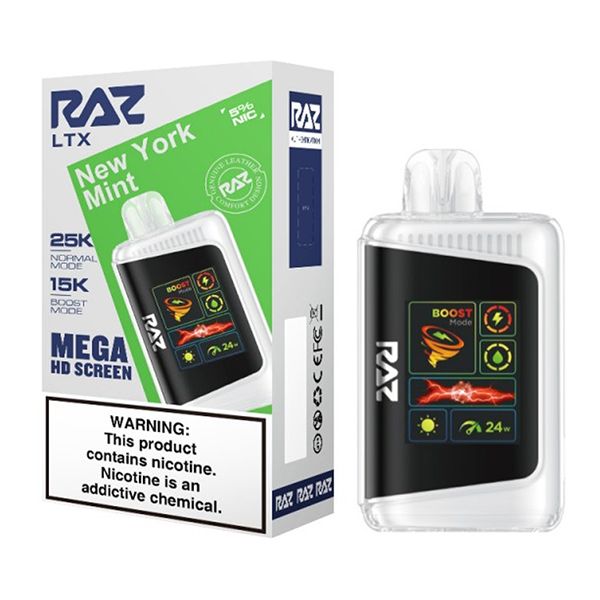 RAZ LTX 25000 Nicotine Disposable-RAZ-New York Mint-NYC GLASS 718