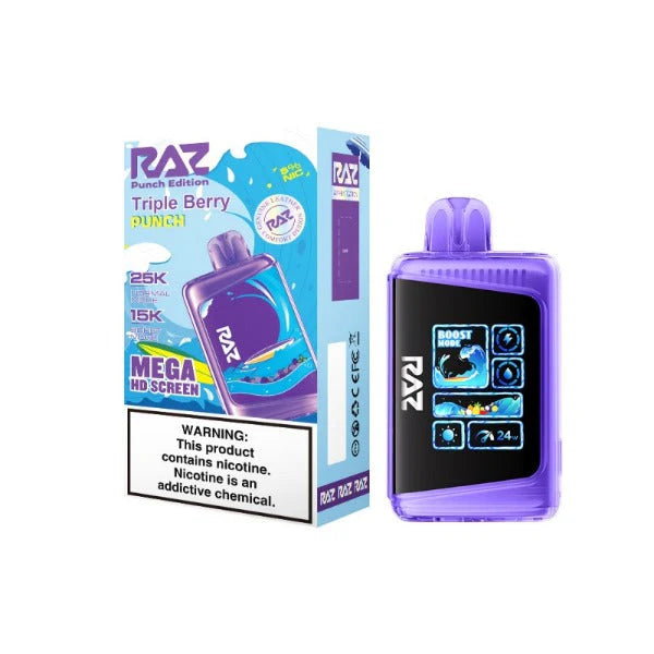 RAZ LTX 25000 Nicotine Disposable-RAZ-Triple Berry Punch - Punch Edition-NYC GLASS 718