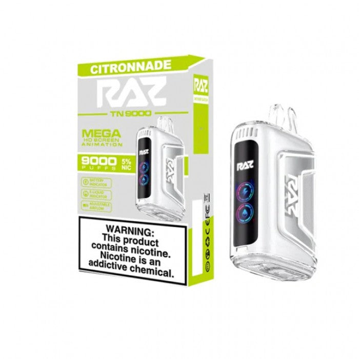 RAZ TN9000 9000 Puffs Nicotine Disposable (Rechargeable)-RAZ-Ctironnade-NYC Glass