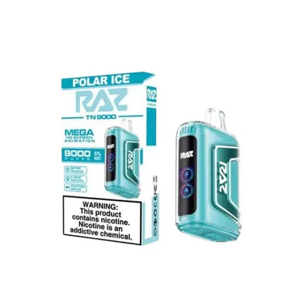 RAZ TN9000 9000 Puffs Nicotine Disposable (Rechargeable)-RAZ-NYC Glass