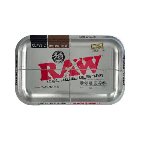 Raw Metal Rolling Tray Mini-RAW-NYC Glass