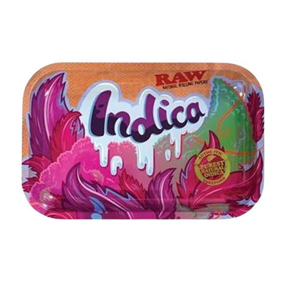 Raw Metal Rolling Tray Small-RAW-Indica-NYC Glass