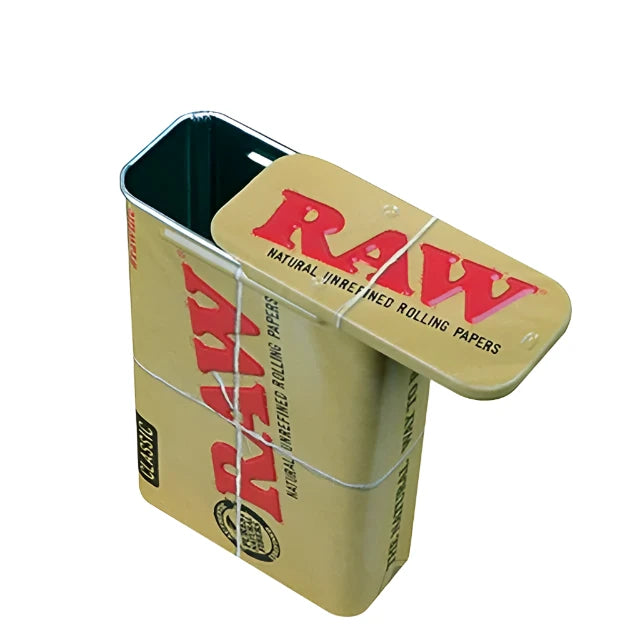 Raw Metal Tin - Slide Top-Storage Jar-RAW-NYC Glass