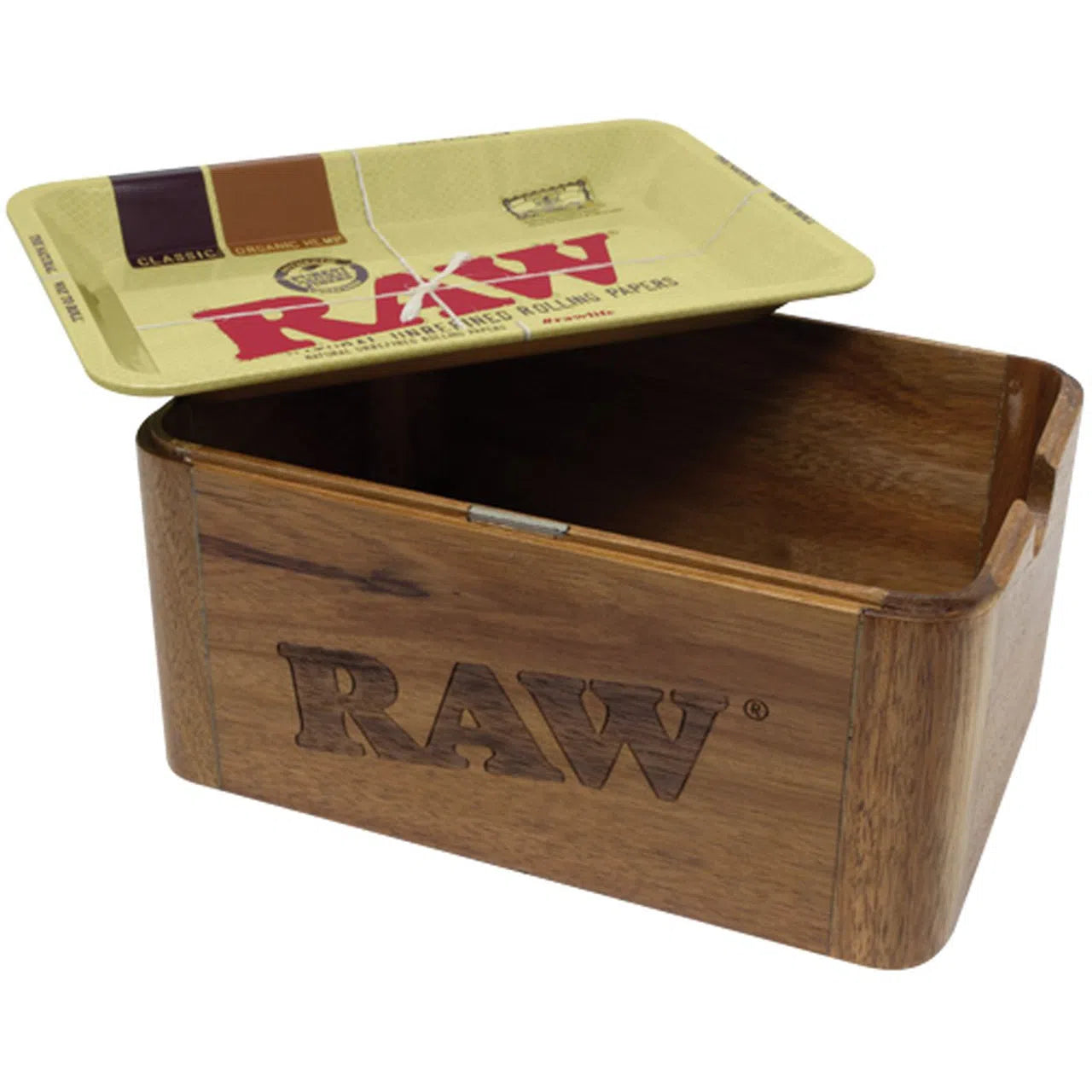 Raw Mini Cache Box W/ Tray Lid-RAW-NYC Glass