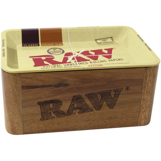 Raw Mini Cache Box W/ Tray Lid-RAW-NYC Glass