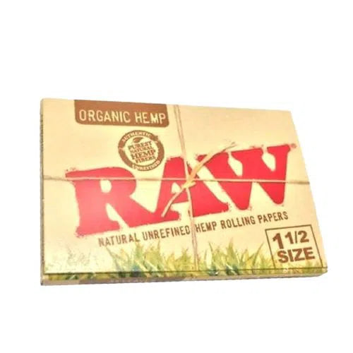 Raw Organic Hemp 1 1/2 Rolling Papers 25pk Box-RAW-NYC Glass