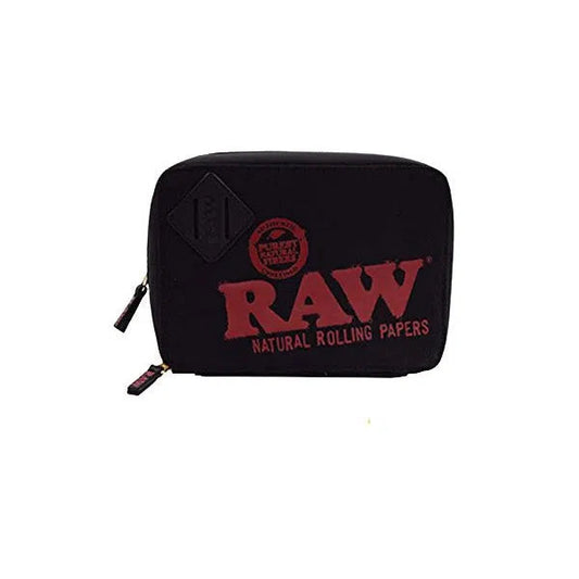 Raw Rolling Papers X Raw Trapp Kit Black with Removeable Foil Pouch-RAW-NYC Glass