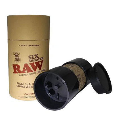 Raw Six Shooter Cone Filler King Size-RAW-NYC Glass