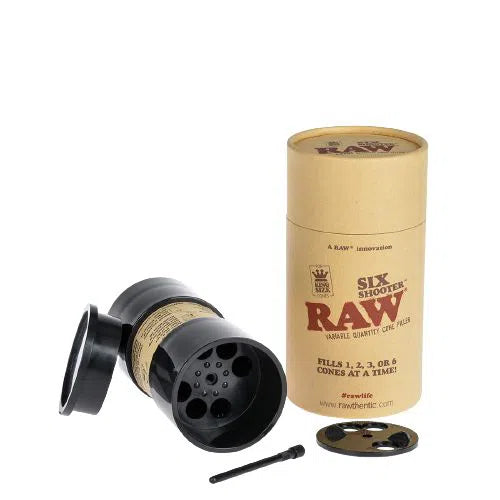 Raw Six Shooter Cone Filler King Size-RAW-NYC Glass