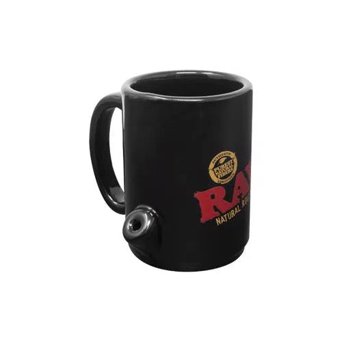 Raw Wake Up and Bake Up Coffee Cup-RAW-NYC Glass