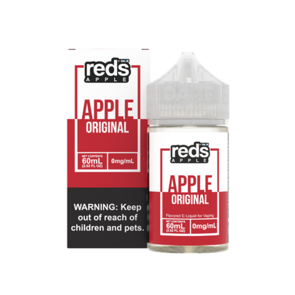 Reds Apple by 7 Daze Freebase E-Juice 100mL-Reds Apple by 7 Daze-Apple-0mg-NYC GLASS 718