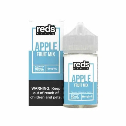 Reds Apple by 7 Daze Freebase E-Juice 100mL-Reds Apple by 7 Daze-Fruit Mix-0mg-NYC GLASS 718