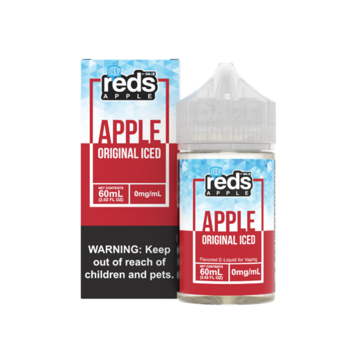 Reds Apple by 7 Daze Freebase E-Juice 100mL-Reds Apple by 7 Daze-Iced-0mg-NYC GLASS 718