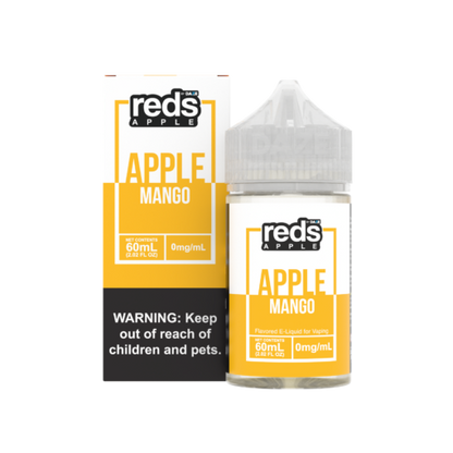 Reds Apple by 7 Daze Freebase E-Juice 100mL-Reds Apple by 7 Daze-Mango-0mg-NYC GLASS 718