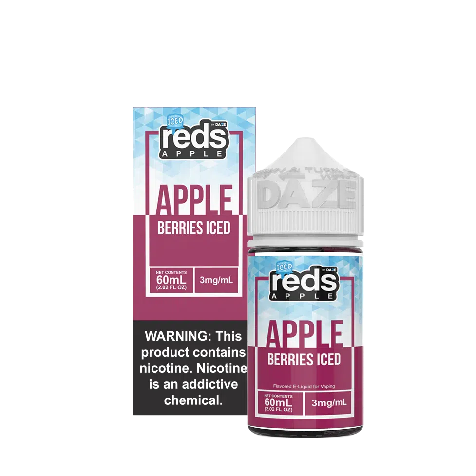 Reds Apple by 7 Daze Freebase E-Juice 100mL-Reds Apple by 7 Daze-NYC GLASS 718