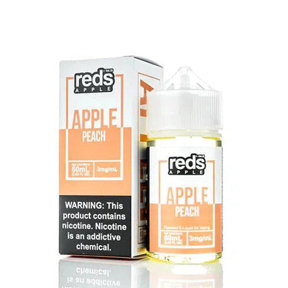 Reds Apple by 7 Daze Freebase E-Juice 100mL-Reds Apple by 7 Daze-Peach-0mg-NYC GLASS 718