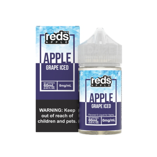 Reds Apple by 7 Daze Freebase E-Juice 60mL-Reds Apple by 7 Daze-Iced Grape-0mg-NYC Glass