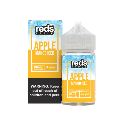 Reds Apple by 7 Daze Freebase E-Juice 60mL-Reds Apple by 7 Daze-Iced Mango-0mg-NYC Glass