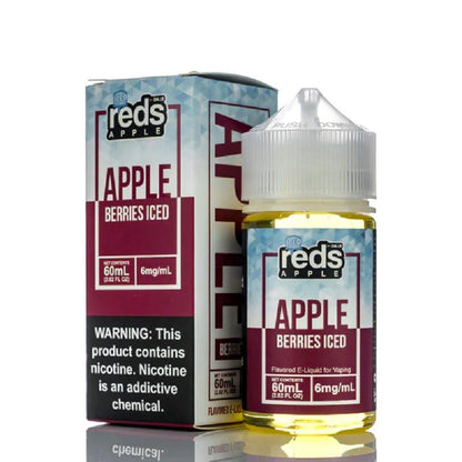 Reds Apple by 7 Daze Freebase E-Juice 60mL-Reds Apple by 7 Daze-NYC Glass