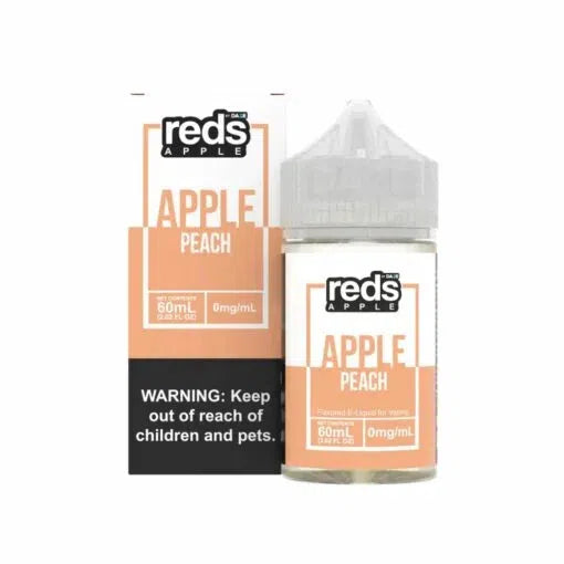 Reds Apple by 7 Daze Freebase E-Juice 60mL-Reds Apple by 7 Daze-Peach-0mg-NYC Glass