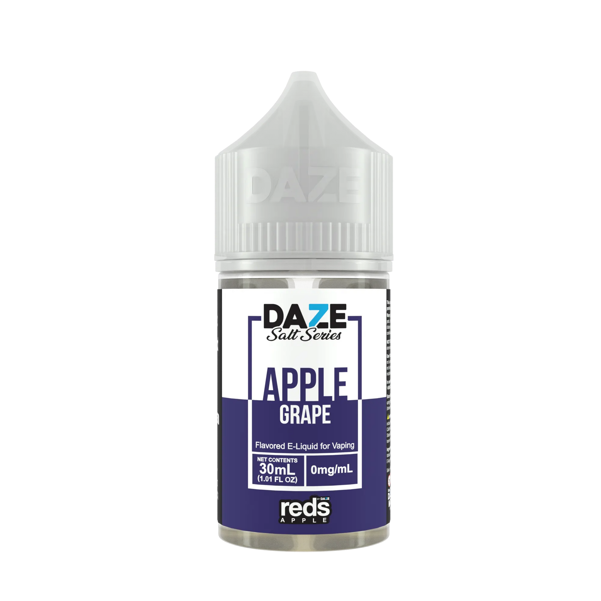 Reds Salt Nic E-Juice 30ml-Reds Apple by 7 Daze-Grape Apple-30mg-NYC Glass