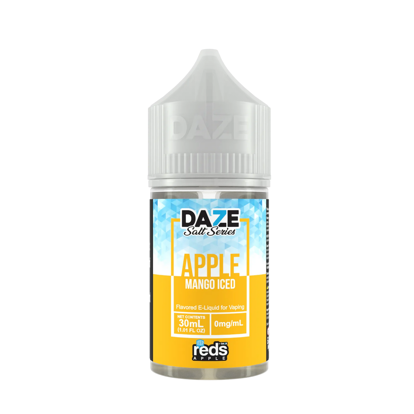 Reds Salt Nic E-Juice 30ml-Reds Apple by 7 Daze-Mango Apple Iced-30mg-NYC Glass